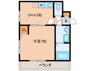 コンティニング前原の物件間取画像